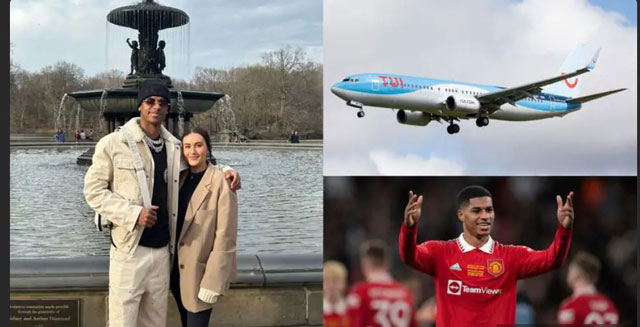 Rashford rented an entire Boeing 737 as a 'taxi' to fly for himself and his girlfriend Lucia