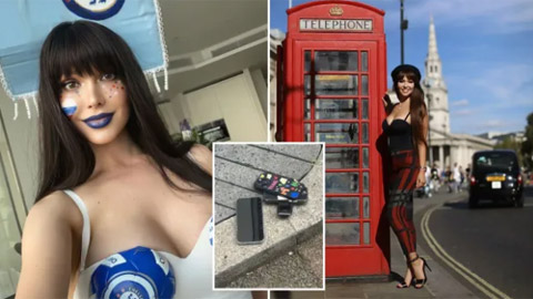 Maria Liman: CĐV nữ nóng bỏng nhất Chelsea bị giật điện thoại trên phố