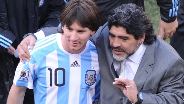 Maradona và "truyền nhân" Messi