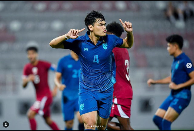 Jonathan Khemdee từng góp mặt trong trận tranh HCV bóng đá nam SEA Games 2021, thua U22 Việt Nam 0-1