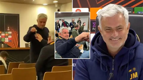 Mourinho 'tặng quà' kèm câu nói khiến nhà báo Hà Lan chết lặng