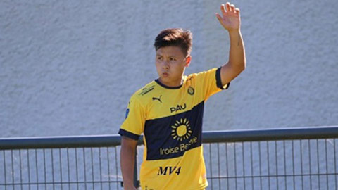 Quang Hải giúp Pau B giành chiến thắng ở giải hạng 5 Pháp
