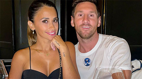 Phát sốt với màn dán mặt Messi của cô vợ Antonella Roccuzzo