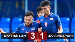 Kết quả U22 Thái Lan vs U22 Singapore: Sức mạnh của ứng viên vô địch