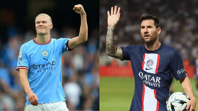 Haaland và Messi đều gây ấn tượng bởi khả năng ghi bàn siêu việt