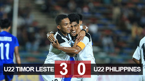 Kết quả U22 Philippines 0 - 3 U22 Timor Leste: Timor Leste thắng đậm nhất lịch sử