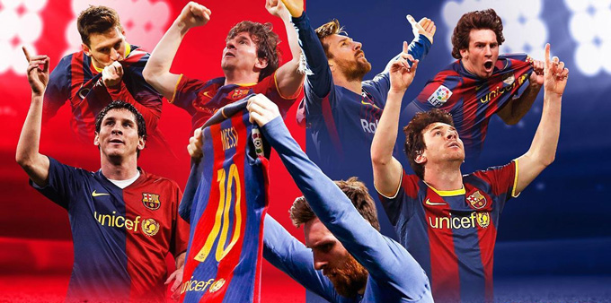 Sự nghiệp của Messi gắn liền với Barca