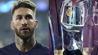Ramos bị chê cười vì ăn mừng chức vô địch của Real