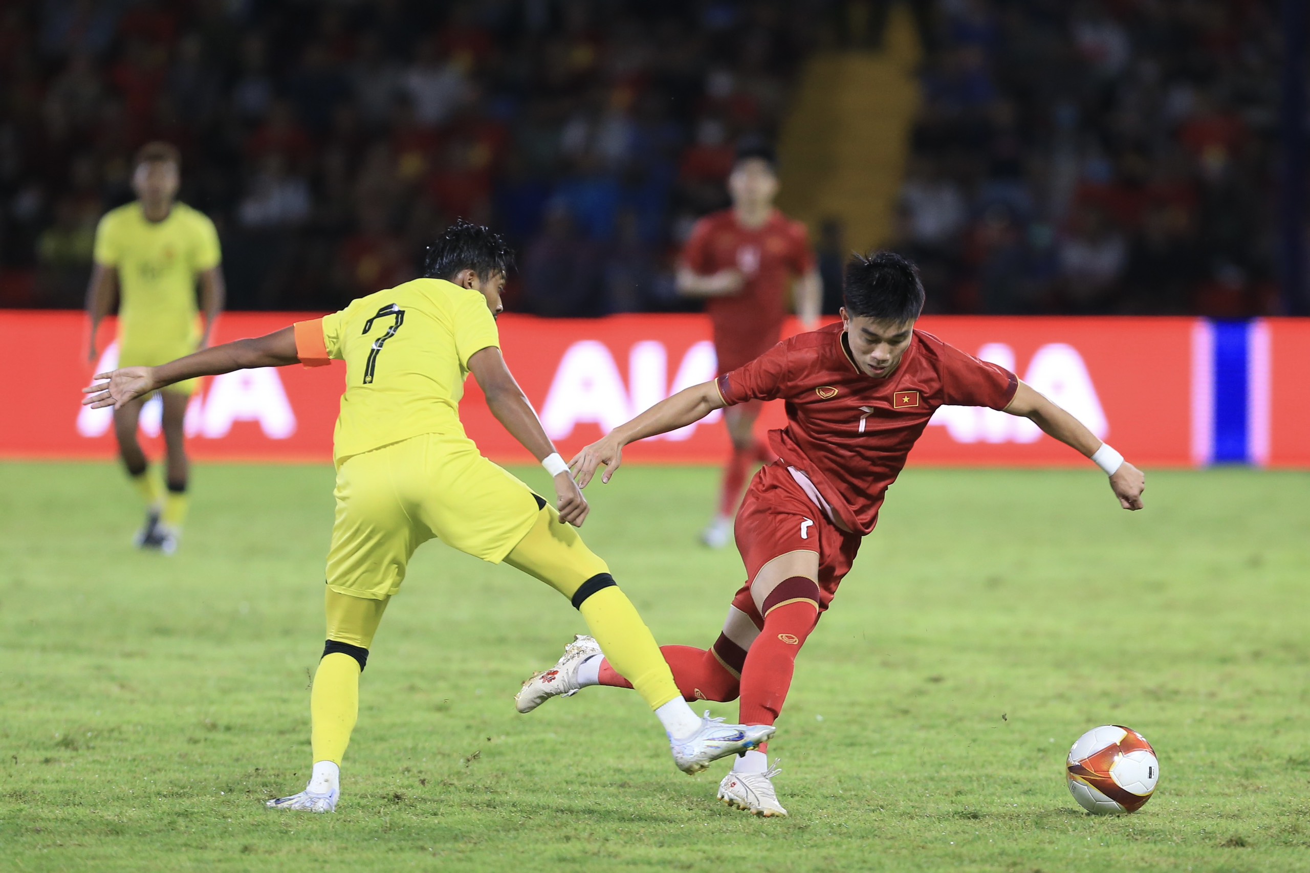 U22 Malaysia có trận thua xứng đáng trước Việt Nam - Ảnh: Đức Cường 