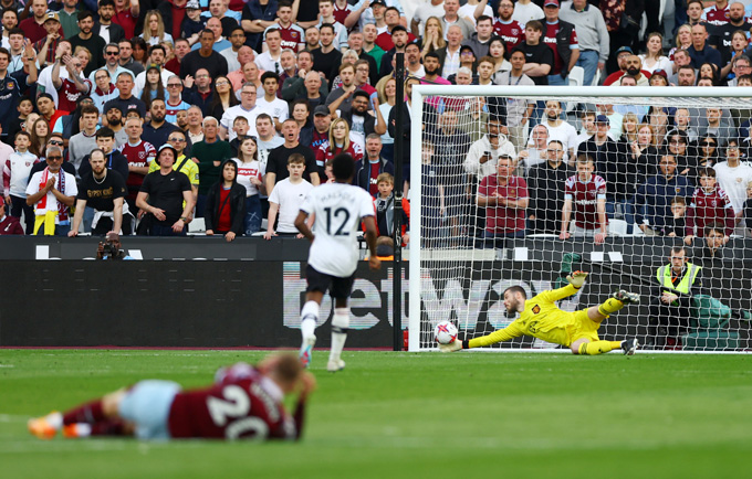 Sai lầm của De Gea ở trận West Ham vs MU khiến Quỷ đỏ thất bại với tỷ số 0-1