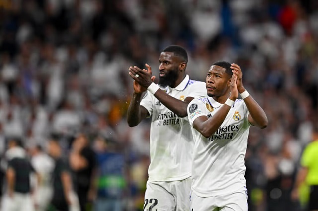 Cặp trung vệ Alaba - Ruediger đang trở thành bức tường vững chãi của Real Madrid