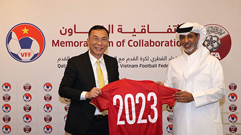 VFF ký hợp tác với QFA, các ĐT Việt Nam có nhiều dịp so tài với các ĐT Qatar
