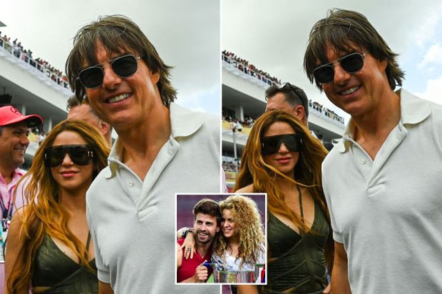 Tom Cruise đang "say nắng" trước Shakira