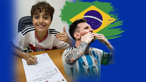 Sao Paulo thông báo ký hợp đồng với... Lionel Messi 