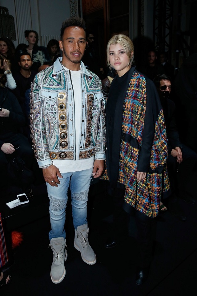 Hamilton và Sofia Richie tại tuần lễ thời trang Paris