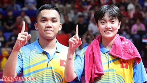 Đinh Anh Hoàng, Trần Mai Ngọc giúp bóng bàn Việt Nam giành huy chương vàng lịch sử SEA Games