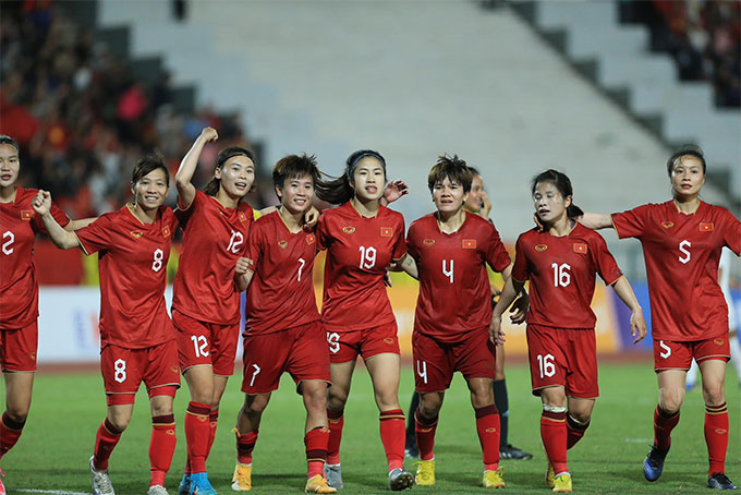 ĐT nữ Việt Nam vô địch SEA Games 2023 một cách xứng đáng. Ảnh: Đức Cường