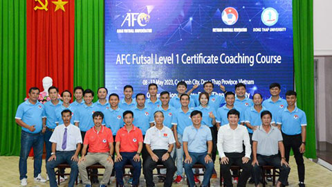 Bế mạc khóa học HLV Futsal cấp 1 AFC