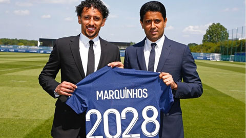 Marquinhos gia hạn với PSG tới năm 2028