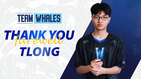 Team Whales chia tay tuyển thủ từng thi đấu ở Hàn Quốc