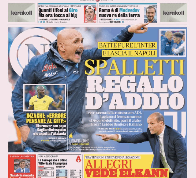 Luciano Spalletti thừa nhận phải rời Napoli ngay sau chức vô địch 
