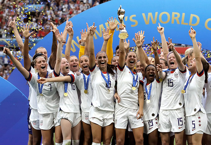 Đội tuyển Mỹ là thế lực của bóng đá nữ thế giới 