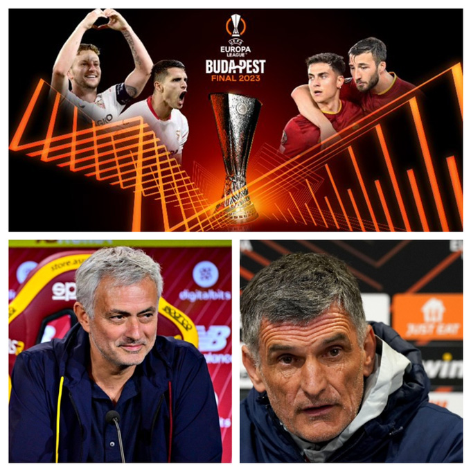 Mourinho đang hướng đến việc cùng Roma đánh bại Sevilla ở chung kết Europa League