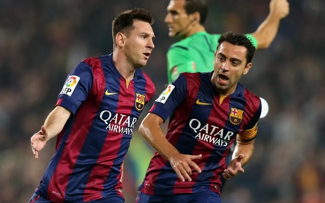 Messi và Xavi đã có những năm tháng thành công trong màu áo Barcelona