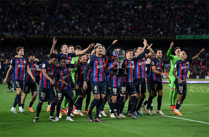 Barcelona dẫn đầu 5 đội La Liga tham dự Champions League mùa tới