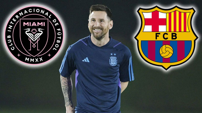 Nhiều khả năng Messi sẽ ký hợp đồng với Inter Miami rồi được cho mượn lại Barca