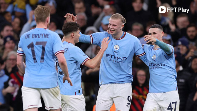 Man City luôn thi đấu áp đảo đối phương