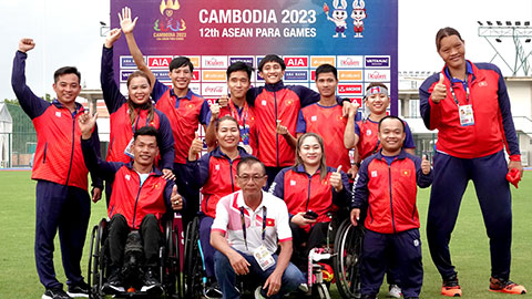 Đoàn Việt Nam xếp thứ 3 tại ASEAN Para Games 2023