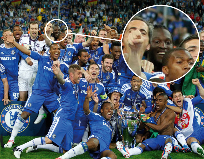Lukaku từng từ chối chạm vào chiếc cúp vô địch Champions League năm 2012 của Chelsea vì không ra sân phút nào