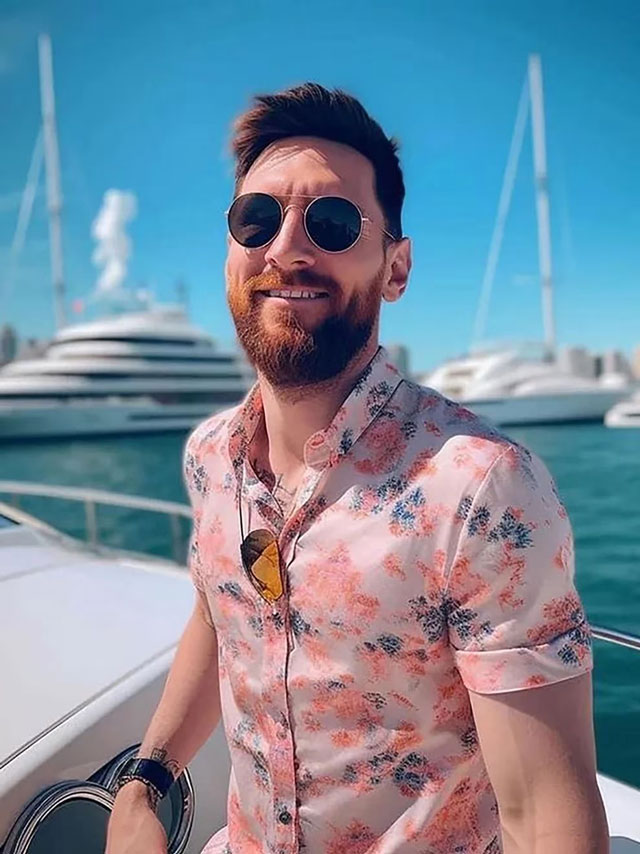 El superhéroe entre nosotros: Lionel Messi cautiva a sus fanáticos mientras pasea por las calles de Miami, EE. UU. 1