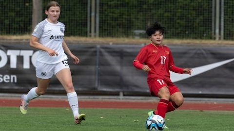 ĐT nữ Việt Nam đánh bại CLB Eintracht Frankfurt