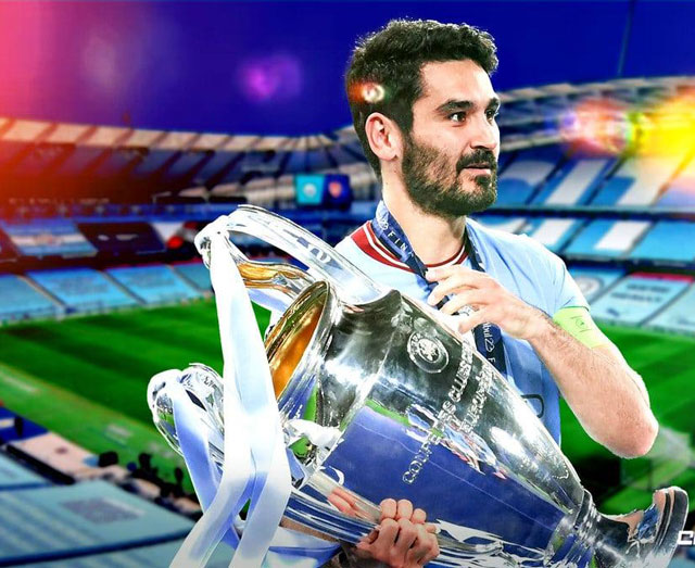 Tiền vệ Gundogan sắp chia tay Man City bằng ánh hào quang rực rỡ của Cúp vô địch Champions League