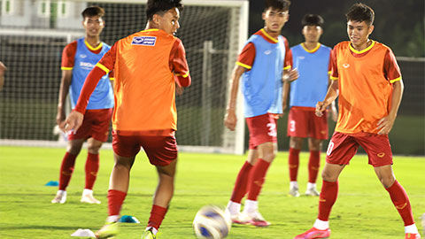U17 Việt Nam luyện bài gì trước trận đấu với U17 Ấn Độ?