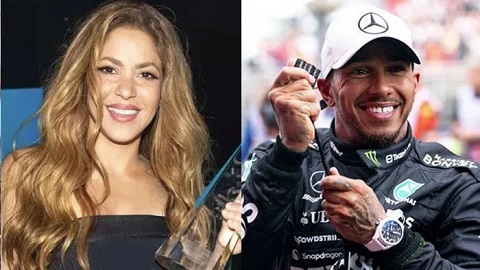 Lewis Hamilton Vừa 'Khóa Môi” Shakira, Hamilton Đã Nhảy Vào Bồn Tắm Với Gái  Trẻ