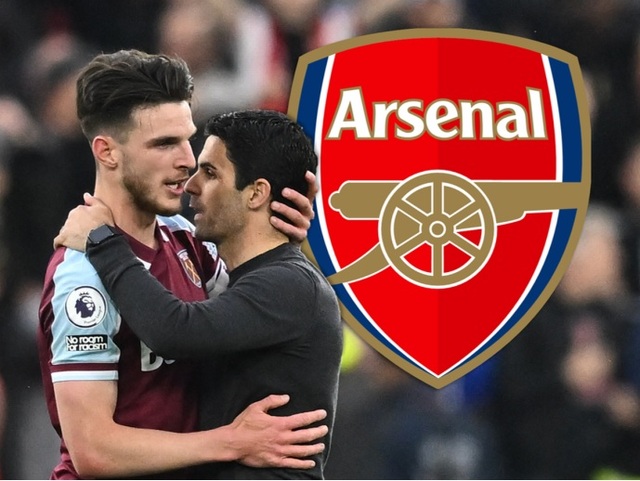 HLV Arteta của Arsenal rất "kết" Rice.