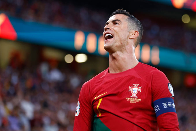 Ronaldo không có nhiều dấu ấn nổi bật ở trận đấu giữa Bồ Đào Nha và Bosnia