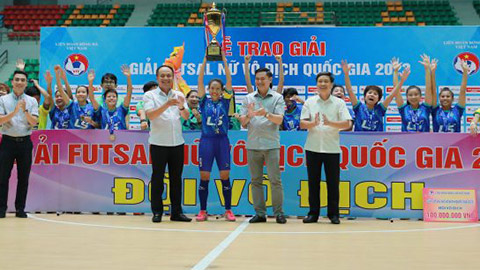 Thái Sơn Nam TP.HCM vô địch giải futsal nữ VĐQG 2023