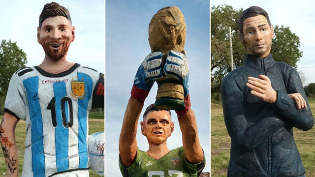 Bức tượng Messi siêu xấu ở Entre Rios