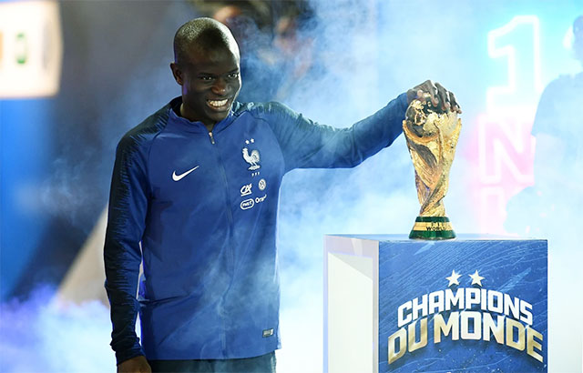 Có lẽ, chức vô địch World Cup 2018 là danh hiệu lớn duy nhất mà Kanté có được trong sự nghiệp cầu thủ cùng ĐT Pháp