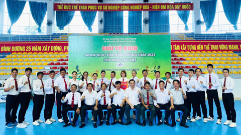 Sôi động Giải vô địch Taekwondo tỉnh Bình Dương năm 2023 – Cúp Ngôi Sao Việt