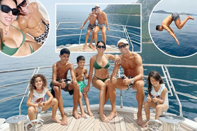 Ronaldo thu hút sự chú ý qua kỳ nghỉ sang chảnh