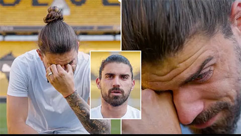 Ruben Neves khóc như mưa khi chia tay Wolves, fan chê giả tạo
