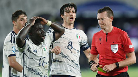 U21 Italia bức xúc với trọng tài người Hà Lan