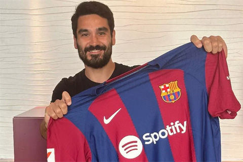 Gundogan sẽ gắn bó với Barcelona trong 2 năm tới