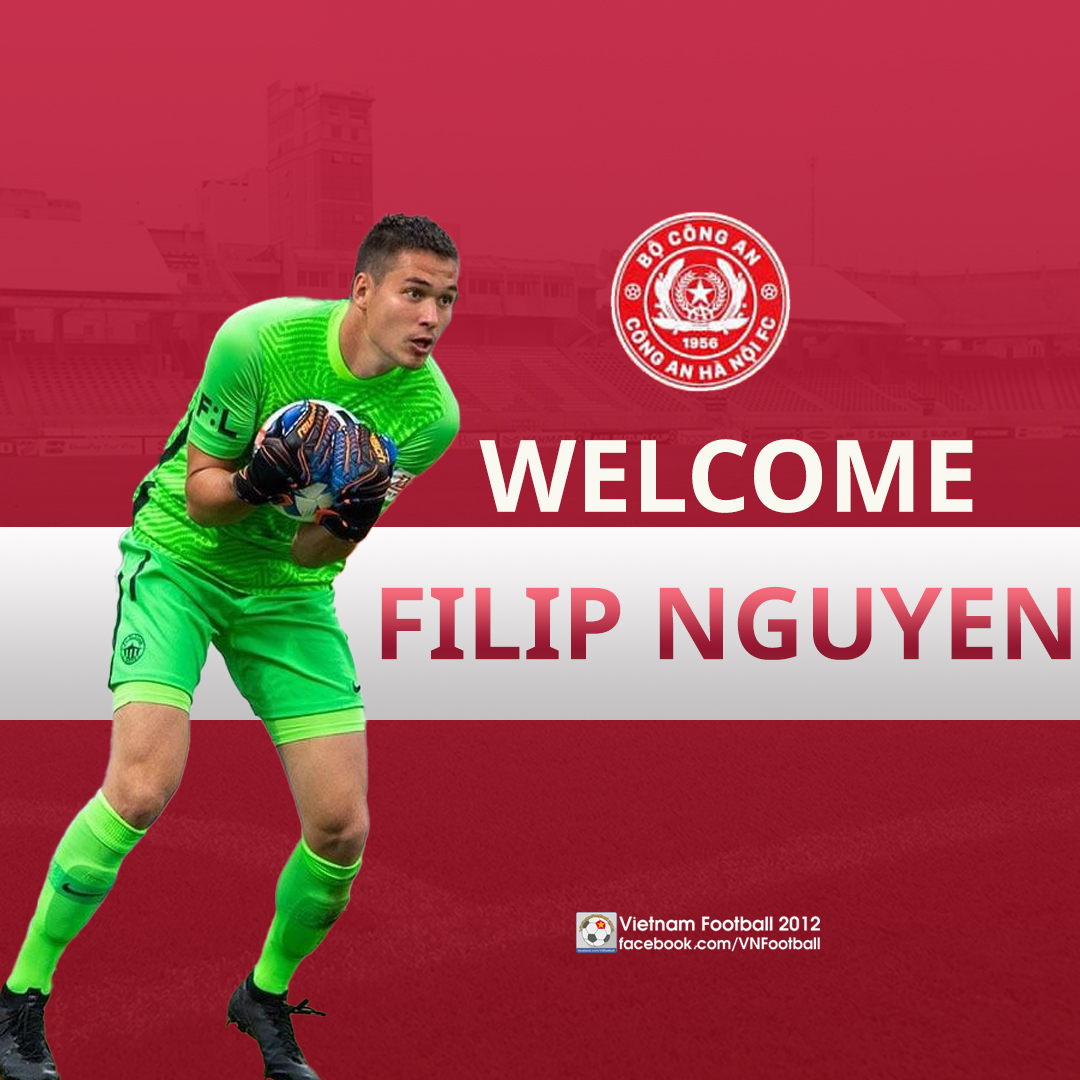 Filip Nguyễn sẽ gia nhập Công An Hà Nội và thi đấu tại giai đoạn 2 tại V.League 2023. Ảnh: Vietnam Football 2012