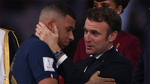 Tổng thống Pháp Macron thừa nhận không thể ép Mbappe ở lại PSG